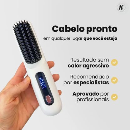 Escova Alisadora Portátil - BeautyMax Pro®